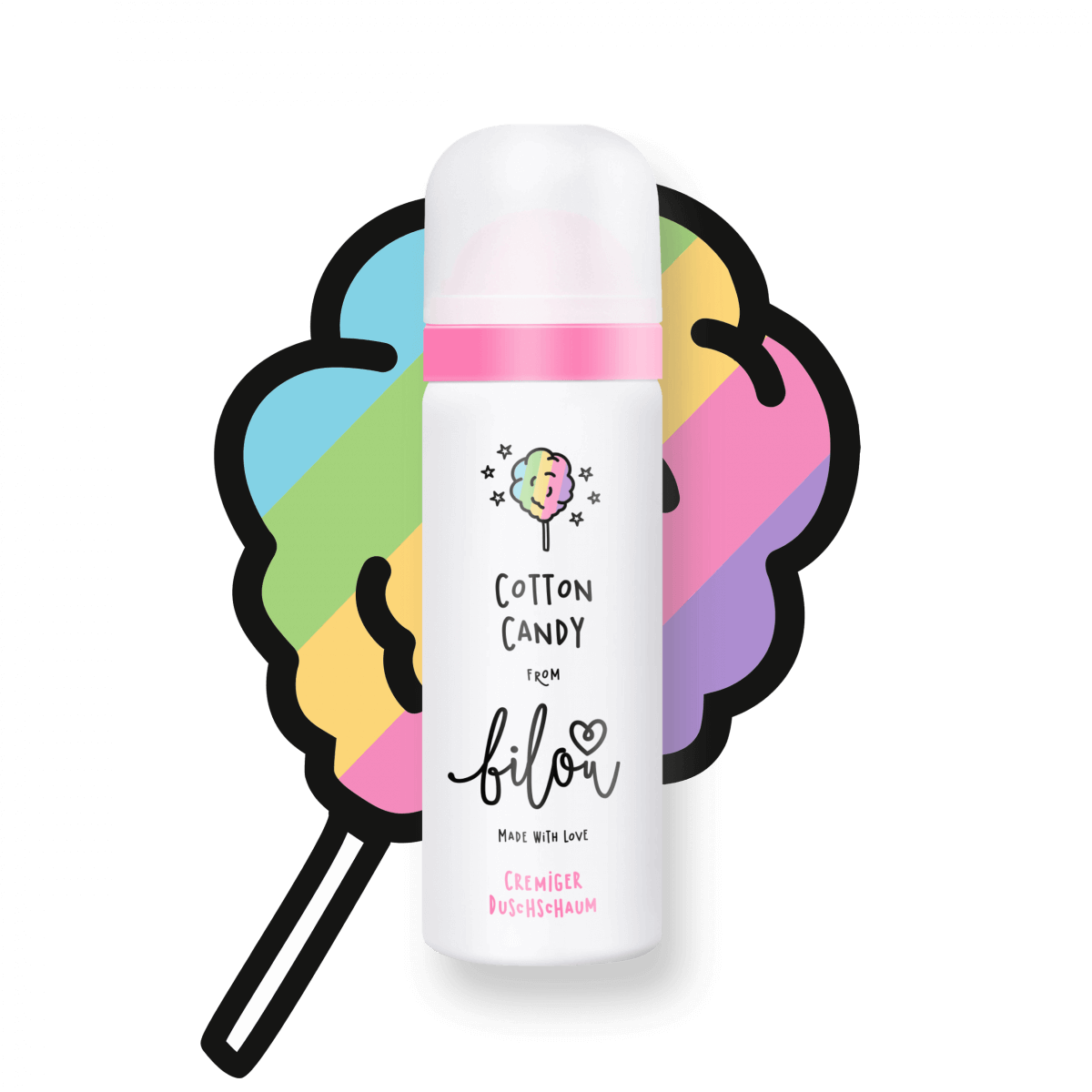 

Пена для душа Bilou COTTON CANDY