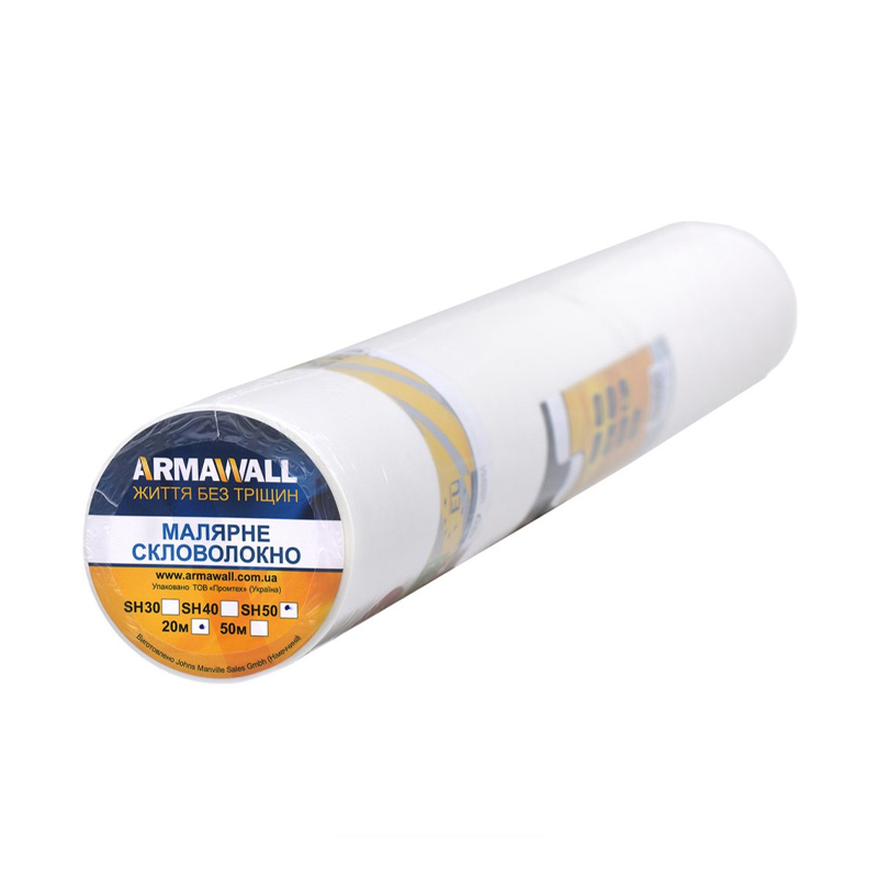 

Стеклохолст армирующий ARMAWALL 50 г/м² (1x50 м)