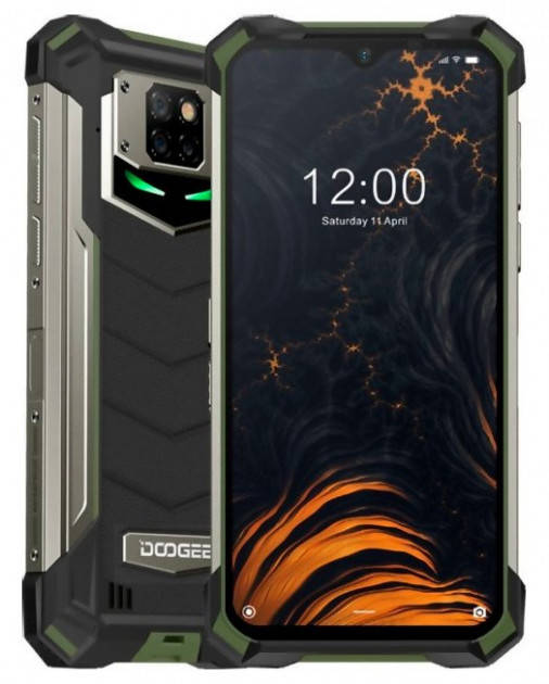

Защищенный смартфон DOOGEE S88 Pro Black Orange 6Gb/128Gb 10000 мАч NFC IP68 Зеленый