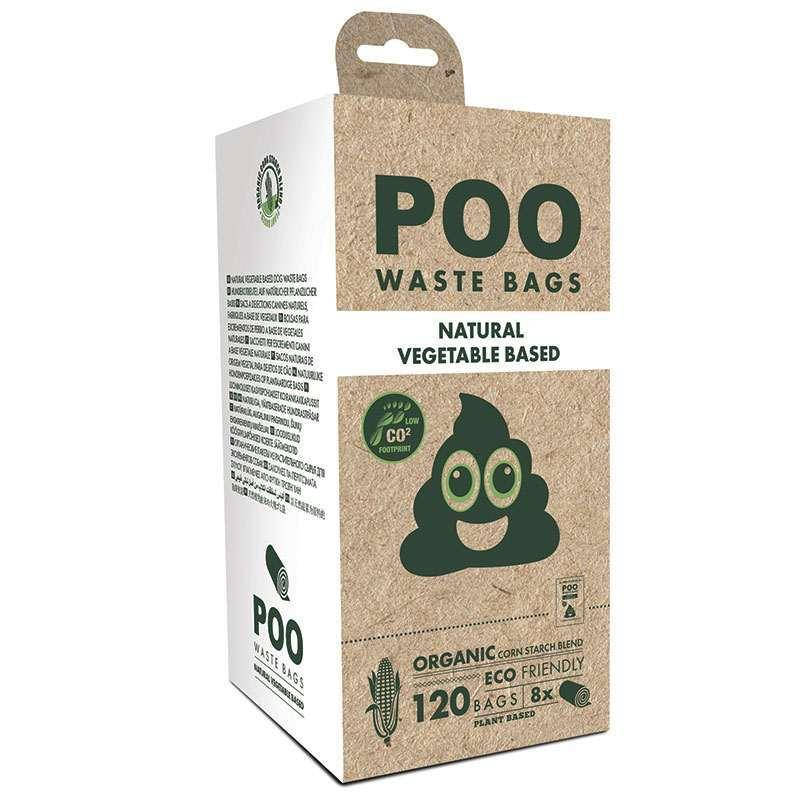 

M-Pets POO Dog Waste Bags Non Scented – Биологически разлагаемые пакеты для уборки за собаками без запаха 120