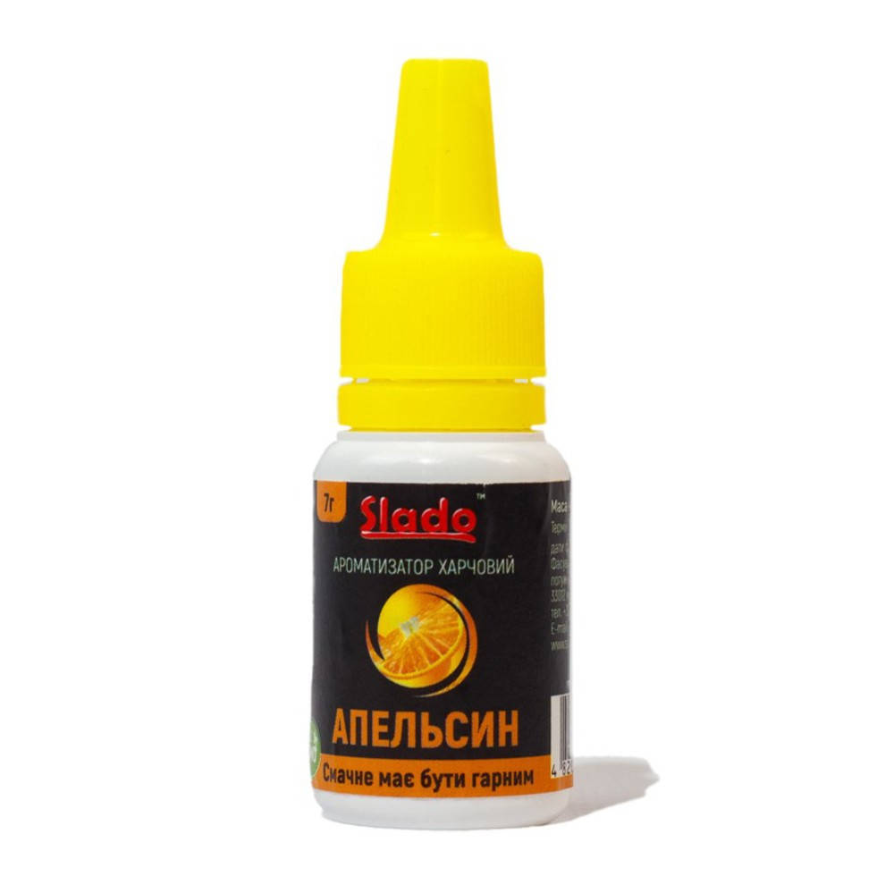

Ароматизатор "SLADO" пищевой (7 мл) "Апельсин"