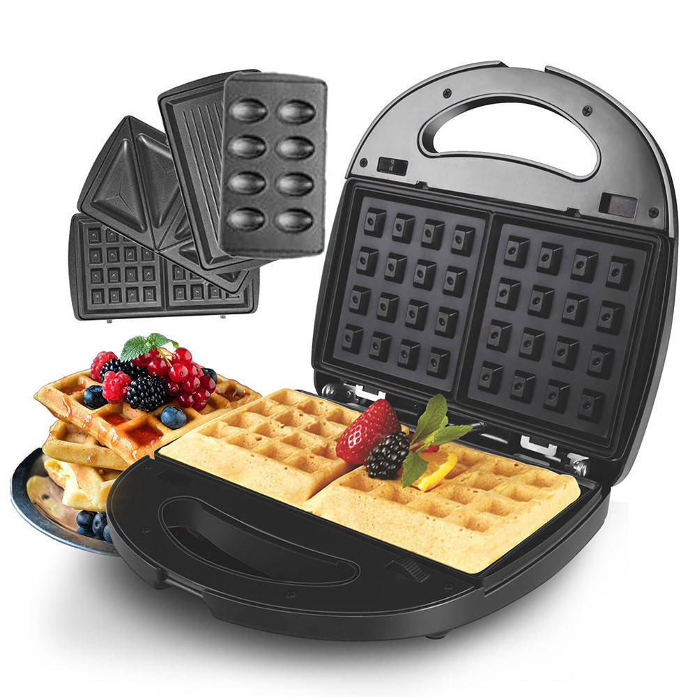 

Сендвичница 4 в 1 Stainberg GT 780 1200W / Сендвичница, гриль вафельница, орешница