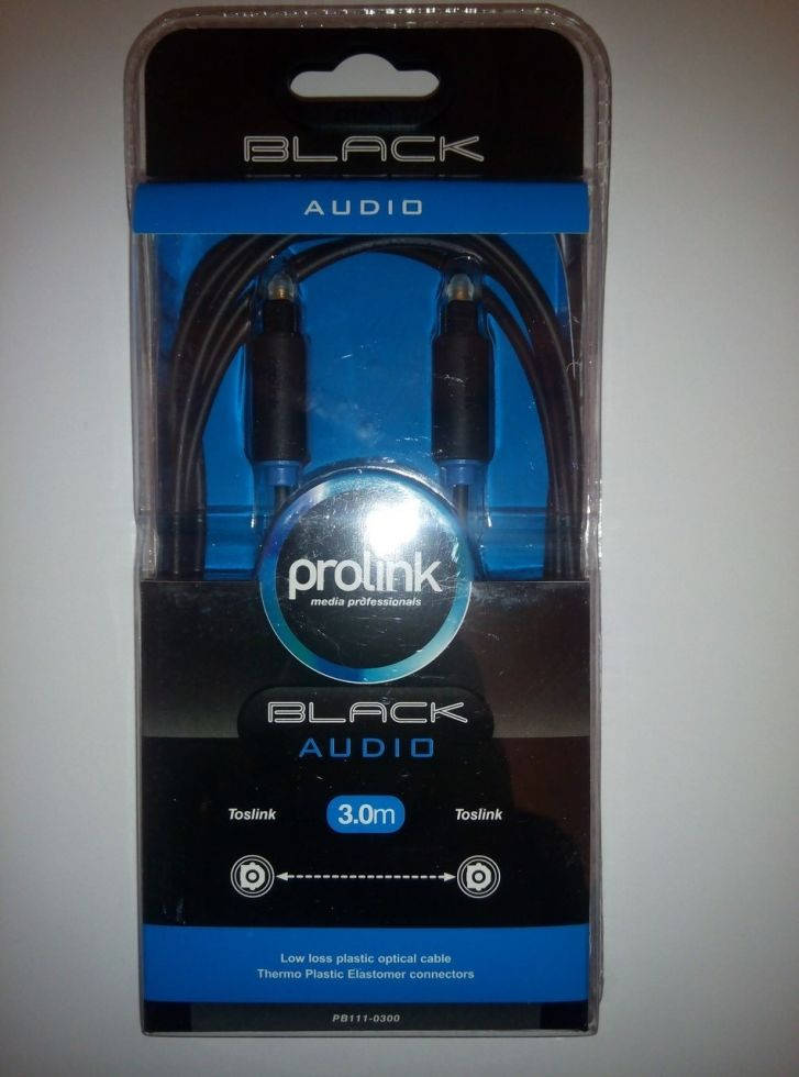 

Цифровой оптический аудиокабель Prolink PB111-0300 (3м.)