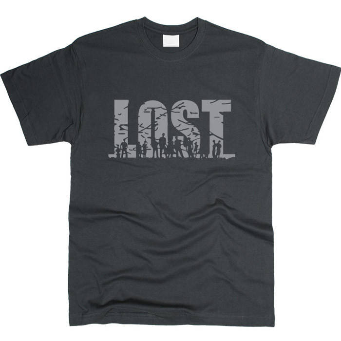 

Lost 01 Футболка мужская L, Темно-серый