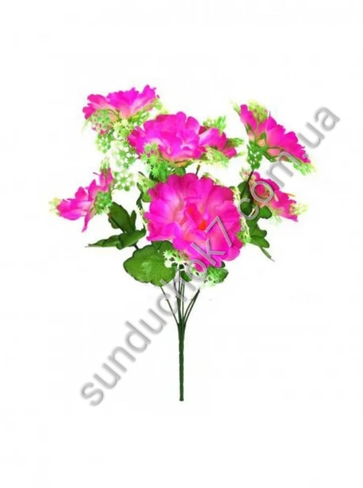 

Искусственные цветы Букет Георгины красивый декоративный , 7 голов, 400 мм, букеты ритуальные