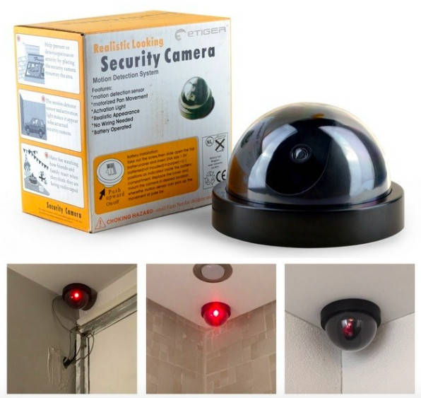 

Распродажа! Видеокамера обманка пустушка Security Camera, 100% сходство, Муляж купольная Камера наблюдения