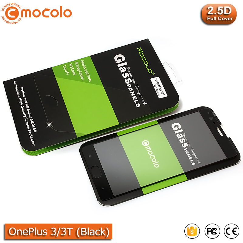 

Защитное стекло Mocolo OnePlus 3/3T Full cover (Black), Черный
