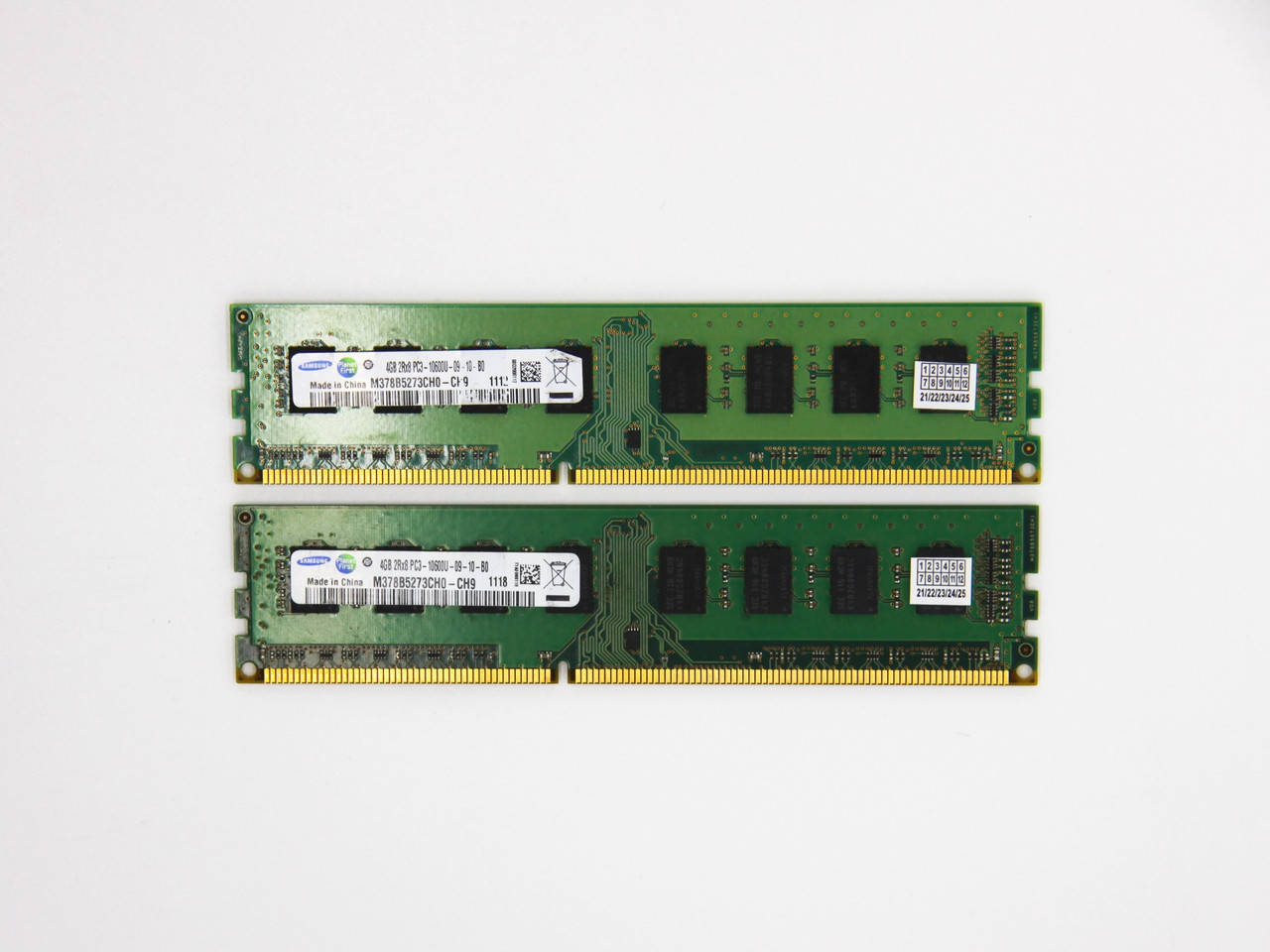 

Оперативная память Samsung DIMM 8Gb (2*4Gb) DDR3-1333MHz PC3-10600 CL9 (M378B5273CH0-CH9) Refurbished