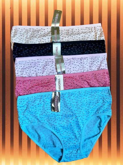 

Трусики женские цветочный принт бамбук стрейч р.50-52. От 6шт. по 22грн, Разные цвета