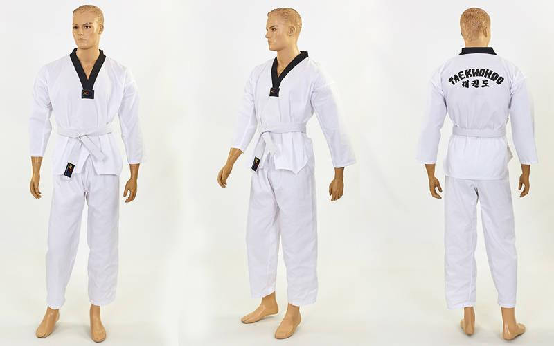 

Добок кимоно для тхэквондо WTF 5467 белое 240г/м2 рост 130 см, Белый