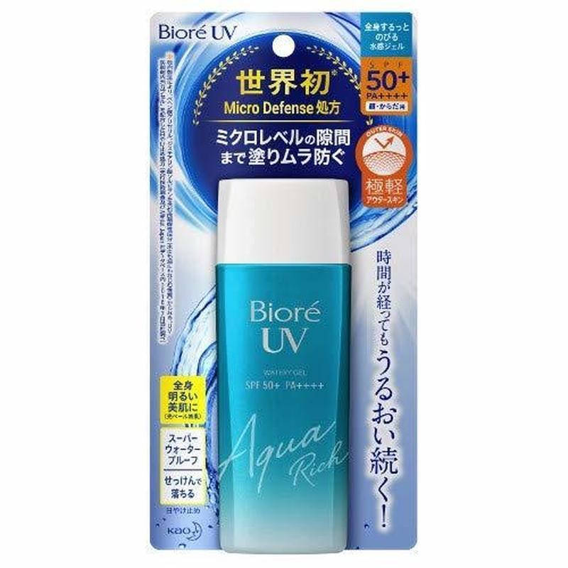 

Солнцезащитный увлажняющий гель Biore UV Aqua Rich Watery Gel SPF50+/PА++++90ml