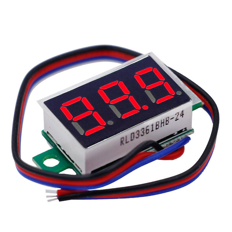 

Вольтметр 0 - 200В, 0.36" LED, Красный