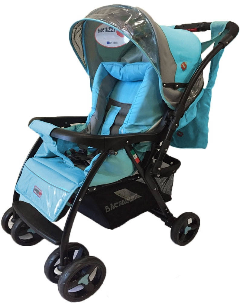 

Детская прогулочная коляска с перекидной ручкой Baciuzzi B14, Синий
