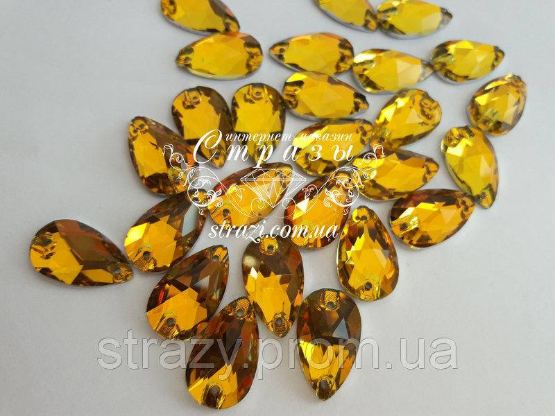 

Стразы Lux Капля 7*12мм. Topaz