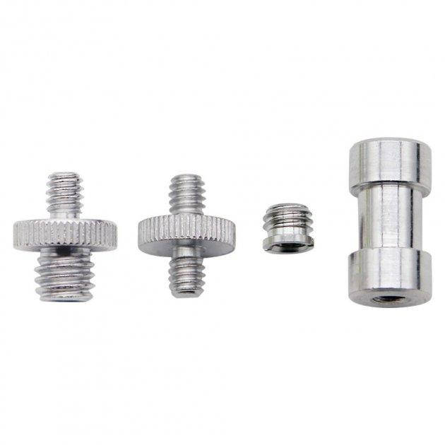 

Набор комплект адаптеров переходников с резьбой 1/4" и 3/8" Alitek 4 в 1