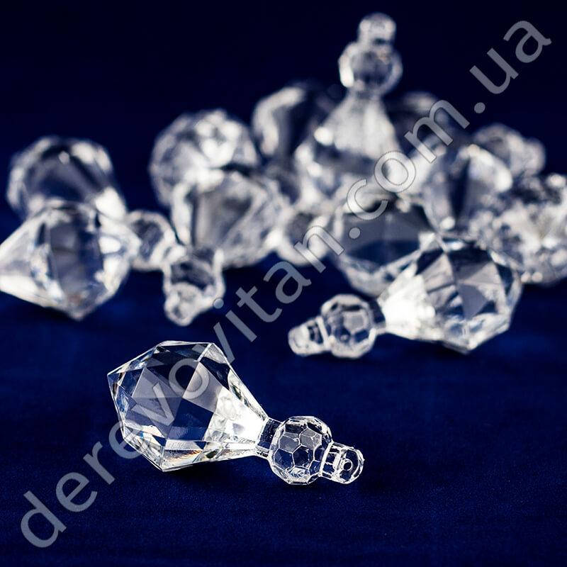 

Подвеска-кристалл "Камень с огранкой", 2.5×5.5, 10 шт.
