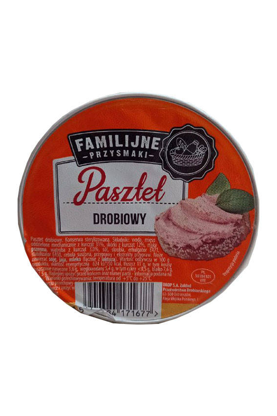 

Паштет куриный Familijne przysmaki 130g Польша