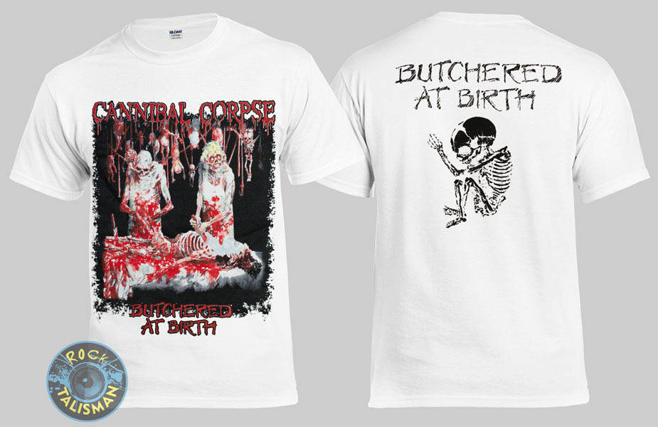 

Футболка CANNIBAL CORPSE Butchered At Birth белая XXL