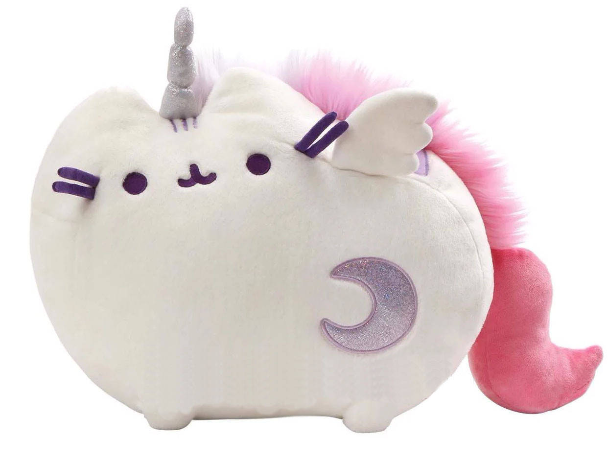 

Мягкая игрушка кот лунный единорог Пушин кэт 18х15см (n-650), Белый