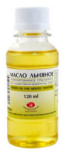 

Масло ЛЬНЯНОЕ художественное рафинированное отбеленное, 120 мл, ЗХК