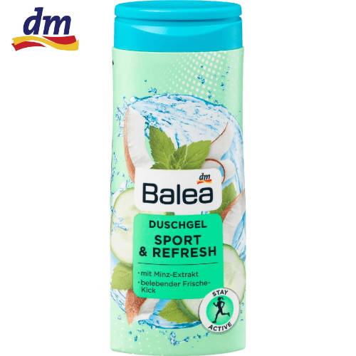 

Гель для душа Balea Sport & Refresh, 300мл.