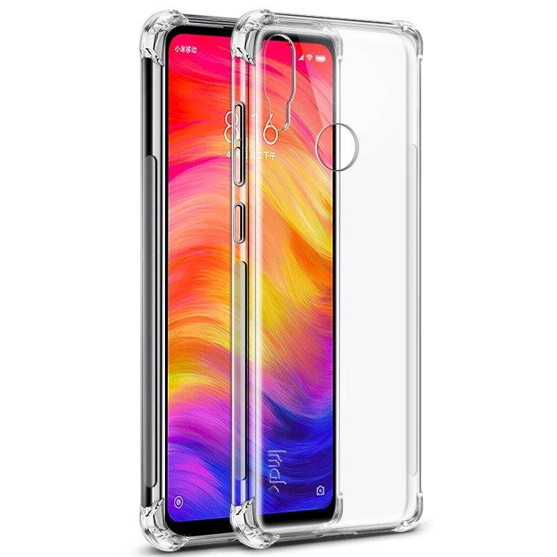 

Силиконовый прозрачный чехол для Xiaomi Redmi Note 7 усиленные углы
