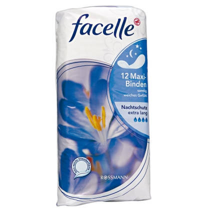 

Facelle Maxi-Binden - Женские прокладки четыре капли
