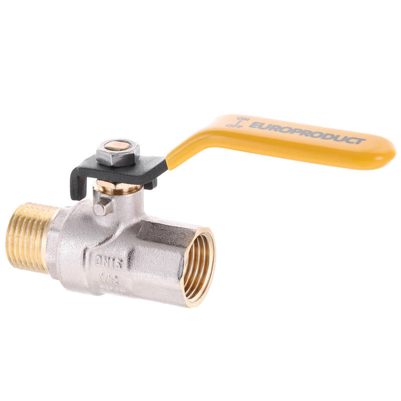

Кран шаровый 1/2" ГШР ГАЗ Europroduct, Желтый