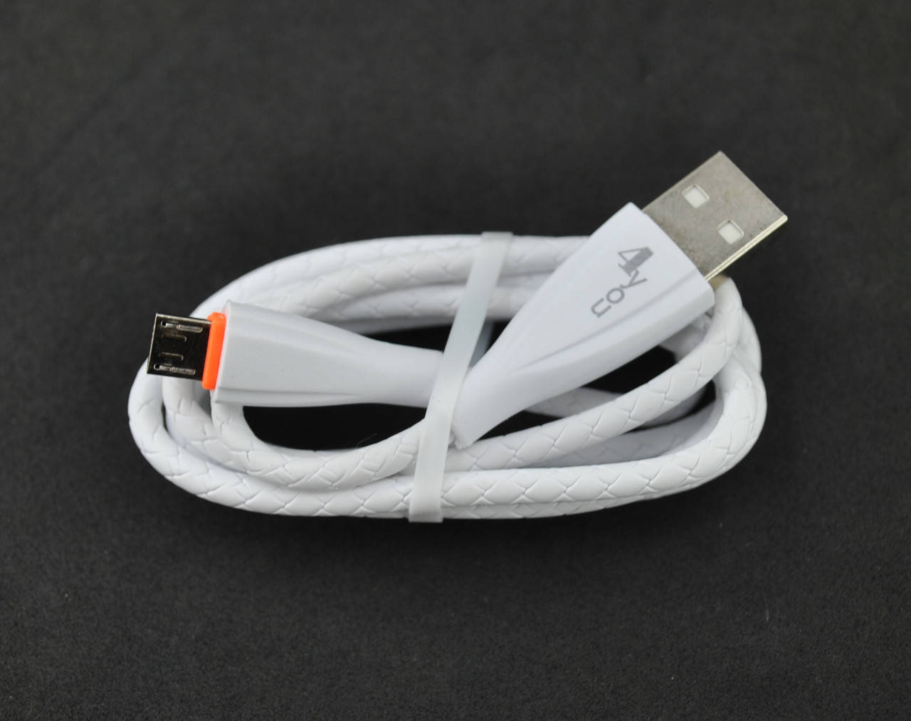 

Кабель Usb Micro USB 4you SNAKE (2.1A, Кож.оплетка, Premium, белый) (тех. пакет)