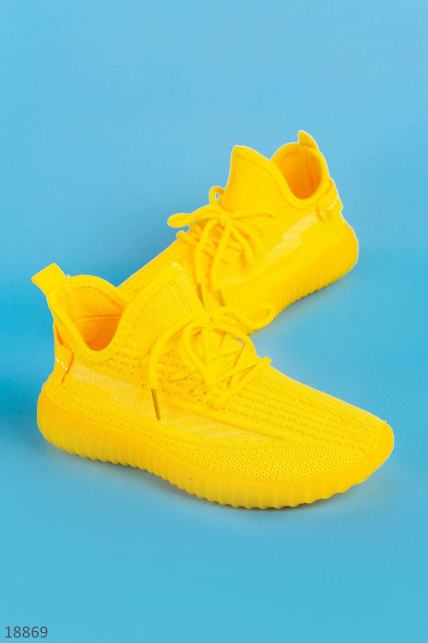 

Желтые кроссовки для девочек. ТМ Meitesi.Размеры 32-37 37