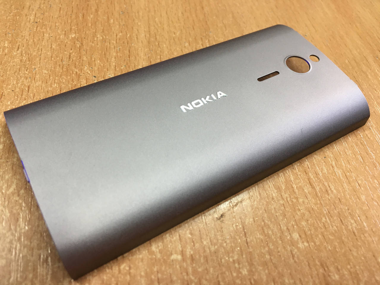 

Крышка аккумулятора задняя панель для Nokia 230 RM-1172, RM-1173 металл серая, Серый