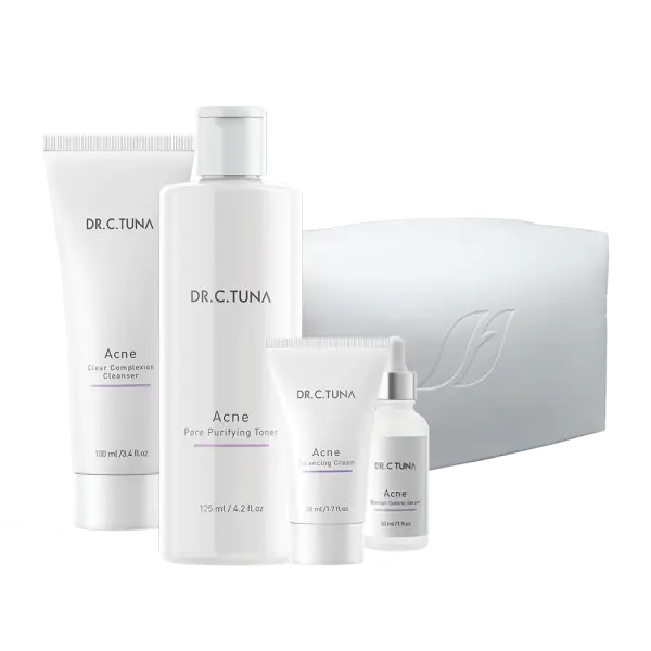 

Набор антиакне Dr. C. Tuna Acne с салициловой кислотой + косметичка