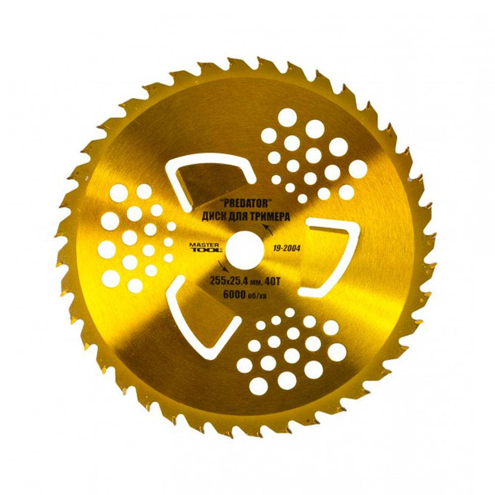 

Диск для триммера MasterTool 19-2004 Predator 40Т 255*25,4 мм