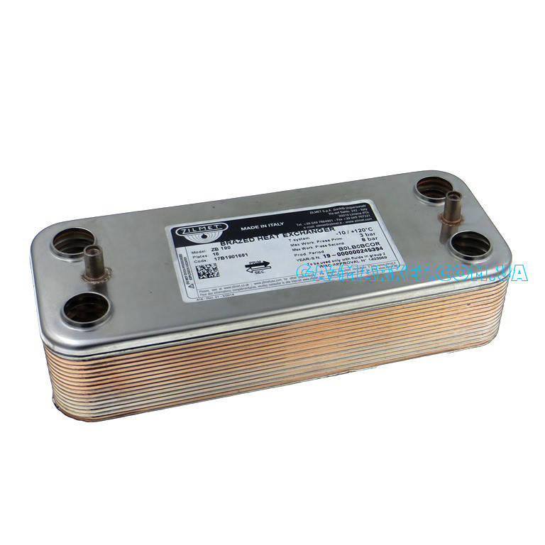 

Теплообменник ГВС Zilmet 17B1901601 Beretta Super Exclusive, City, Mynute 28kw R8037 B
