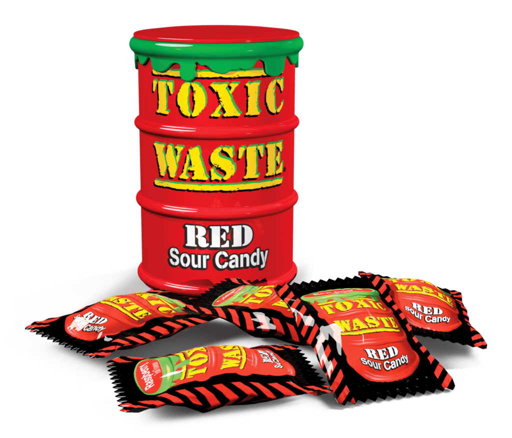 

Кислые леденцы TOXIC WASTE RED