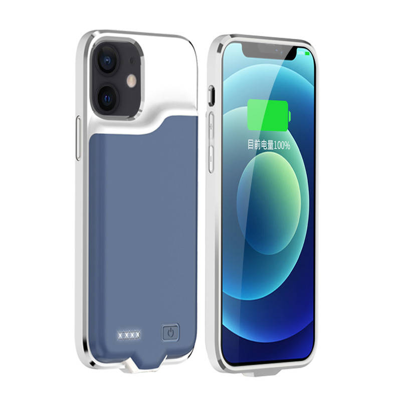 

Чехол аккумулятор AmaCase для iPhone 12 Pro Max Синий(5500 мАч)