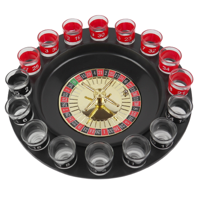 

Алкогольная рулетка Игра на выпивание 16 рюмок