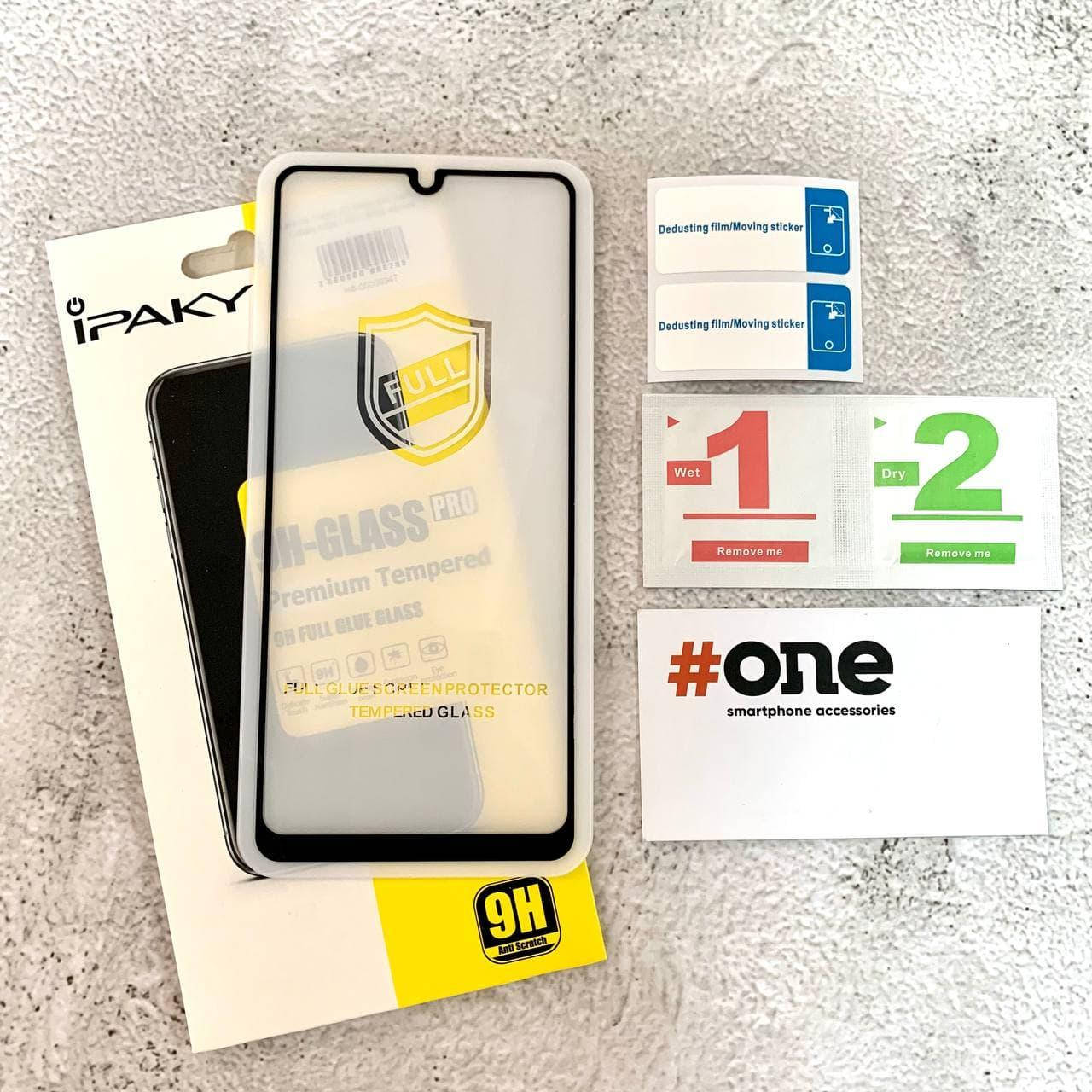 

Защитное стекло для Samsung Galaxy A32 iPaky 5д на весь экран стекло на телефон самсунг а32 черное, Черный