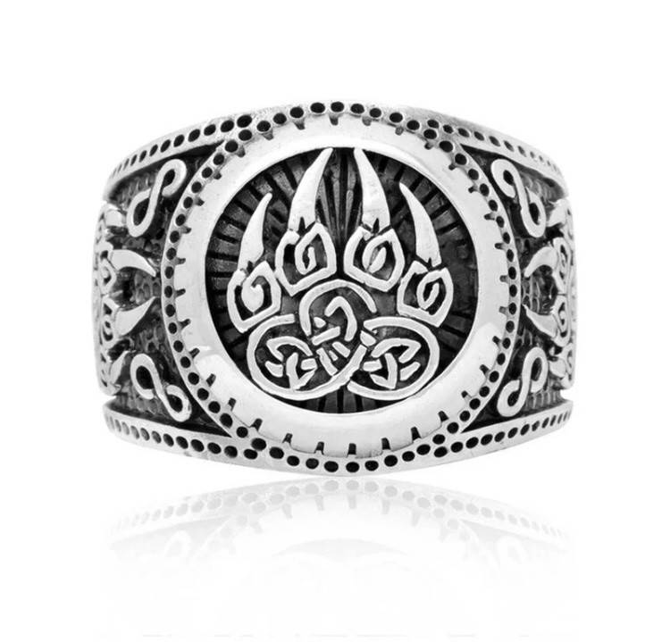 

Кольцо ЛАПА ВОЛКА Цвет Серебро 8;19 размеры