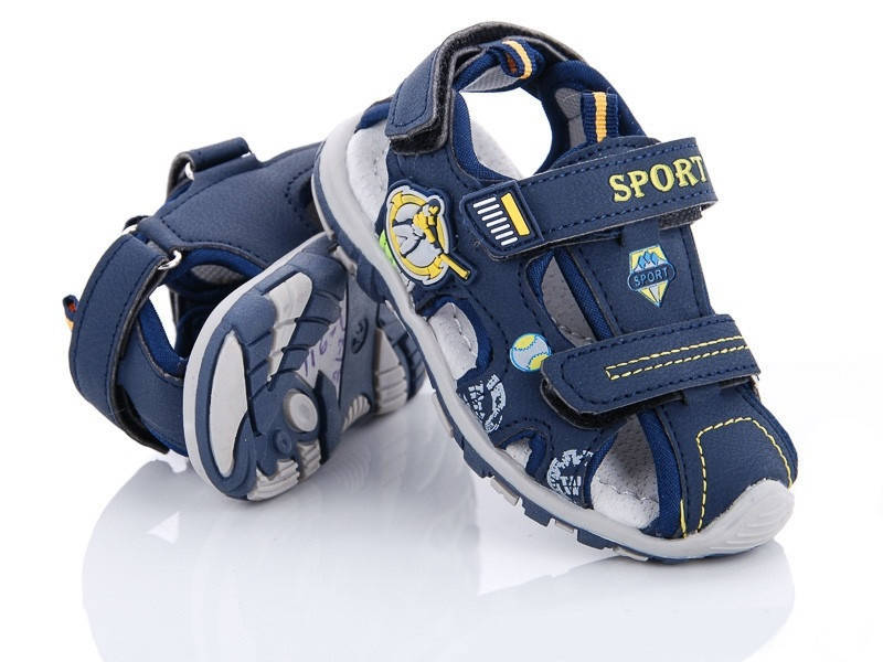 

Босоножки Сандалии Мальчик ТМ Ok-Shoes 22, 23 р, Темно-синий