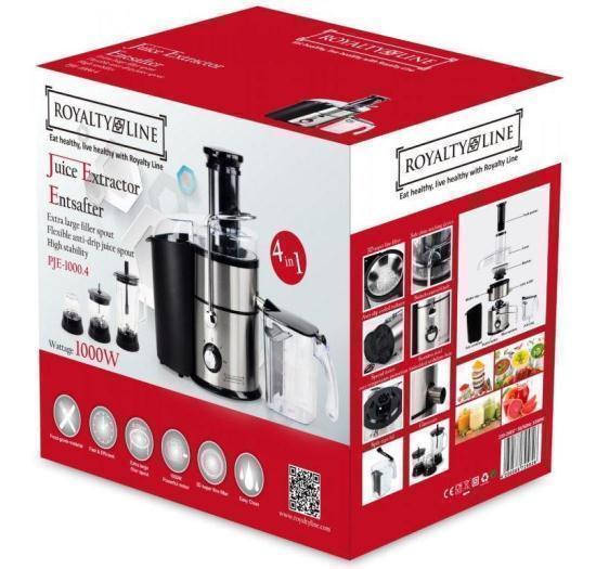 

Соковыжималка Royalty Line 4в1 1000 Вт (RL-PJE1000.4), Швейцария