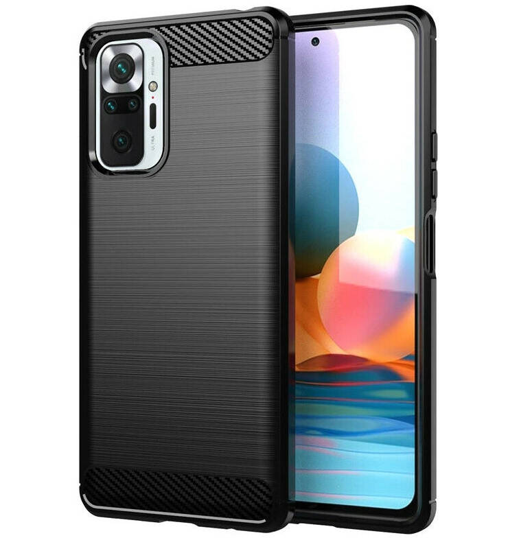 

Защитный чехол-бампер для Xiaomi Redmi Note 10 Pro, Черный