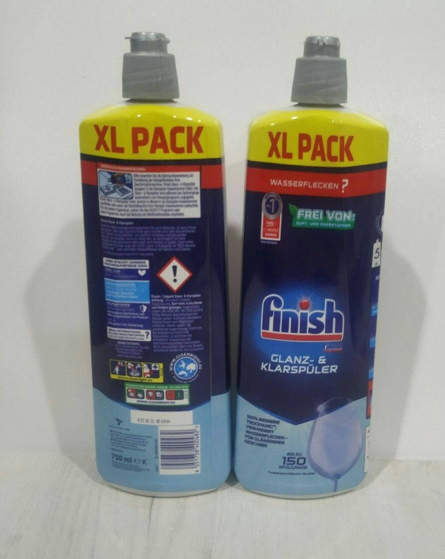 

Ополаскиватель для посудомоечной машины Finish 750 ml.