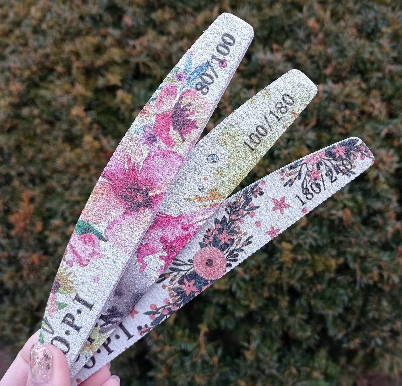 

Пилочка для ногтей OPI 180/240 с принтом