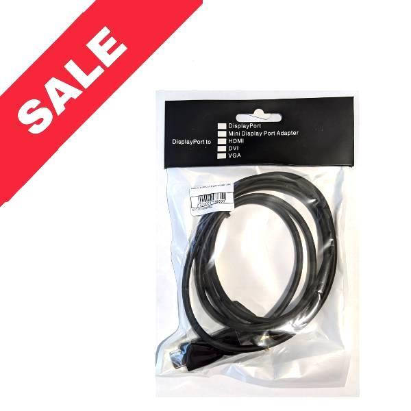 

Кабель DisplayPort - HDMI 1.8м Black, Черный