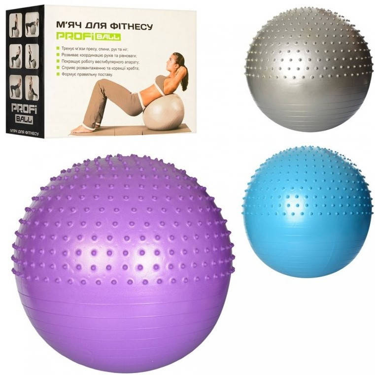 

Мяч для фитнеса 65см PROFiBALL Anti-Burst System