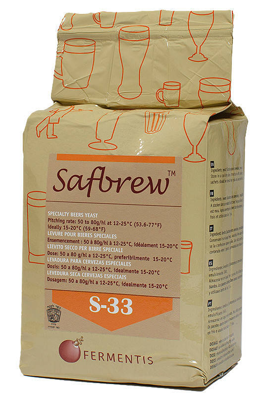 

Пивные дрожжи Fermentis S-33, 500гр.