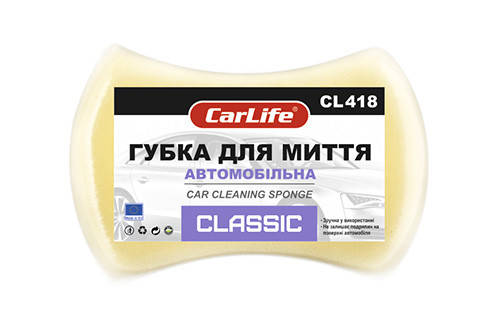 

Губка мочалка для мытья автомобиля Carlife