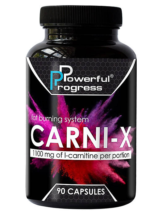 

Жиросжигатель Комплекс L-Карнитин L-carnitine 1100mg CARNI-X Powerful Progress 90капсул