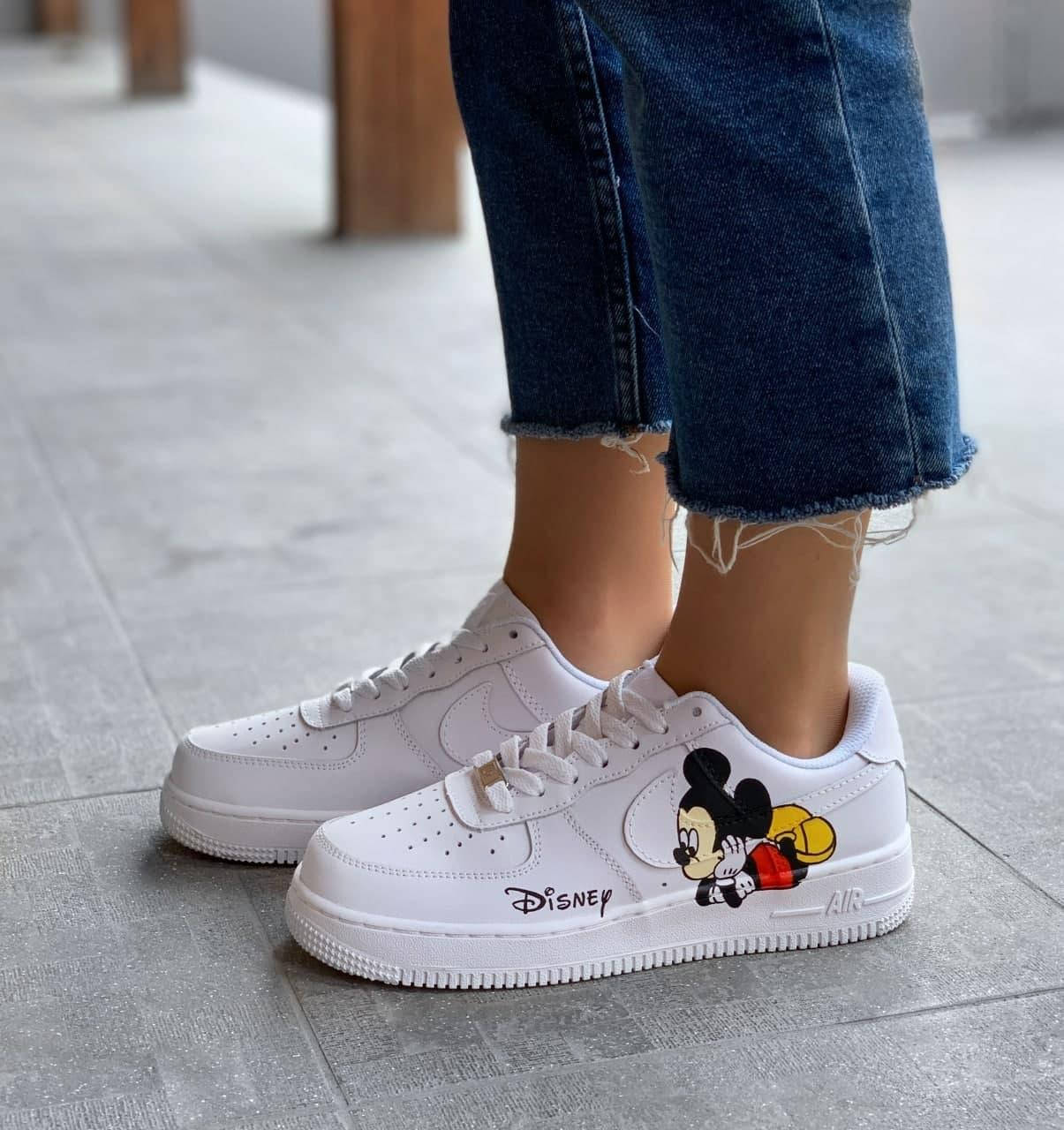 

Женские кроссовки Nike Air Force 1 Low White/Disney (Найк Аир Форс) 41, Белый